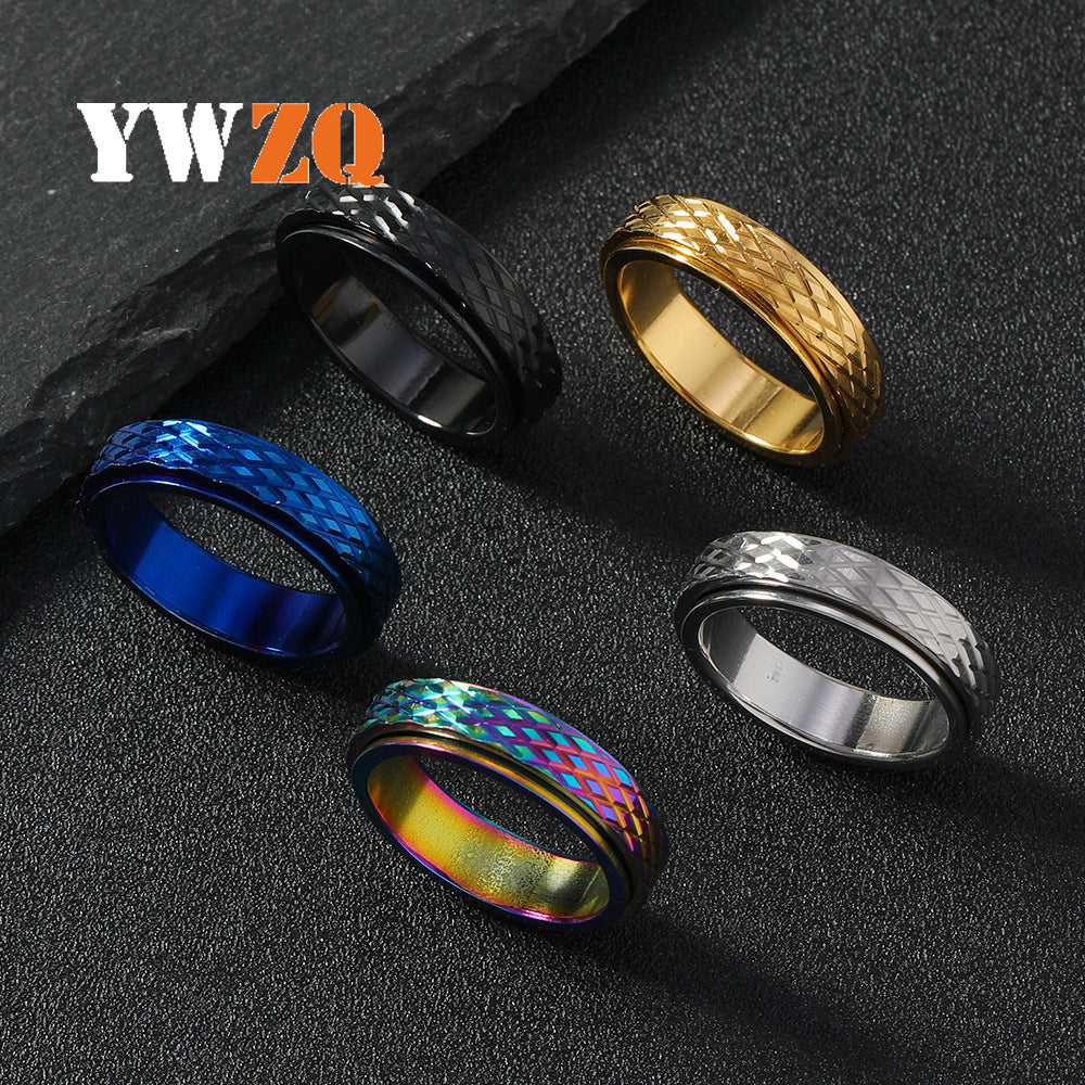 Steel Punk Pieces Of Flower Mesh Ring