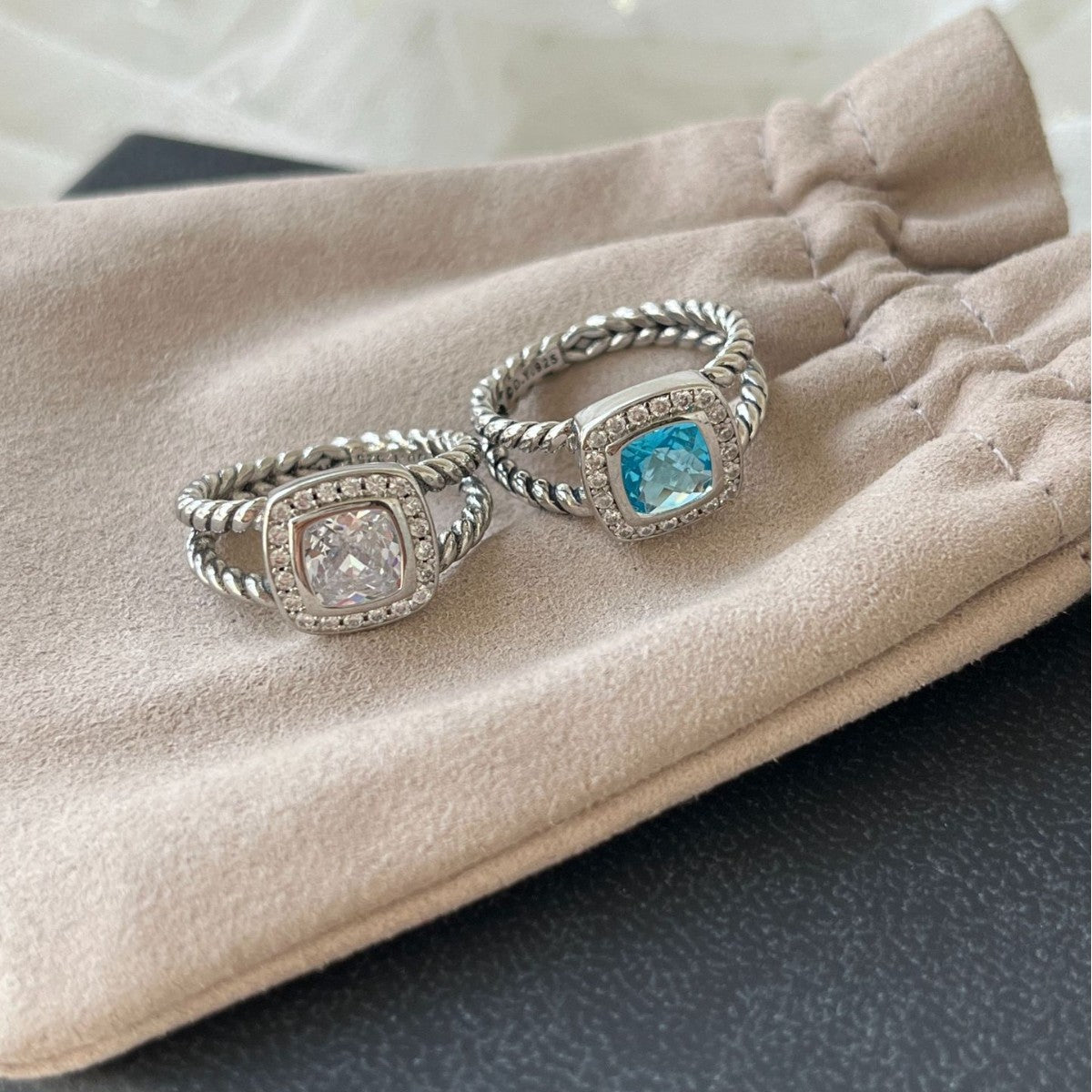 Cool Comfortable Simple Zircon Popular Button Rings