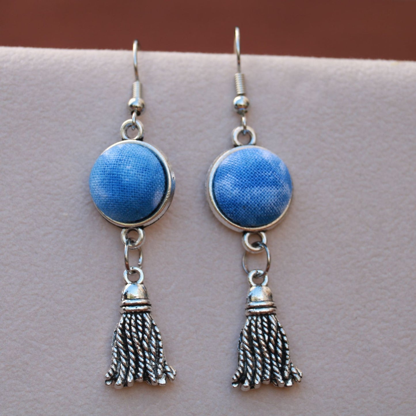 Yunnan Dali Ethnic Style Handmade Fabric Earrings