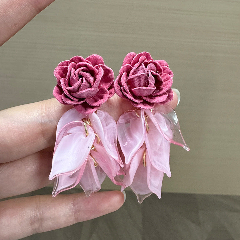 Super Fairy Mori Style Atmosphere Simple Earrings