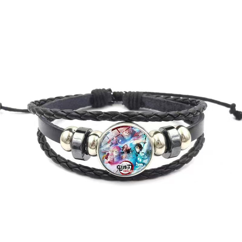No Leather Woven Twin Wind Sweet Bracelet