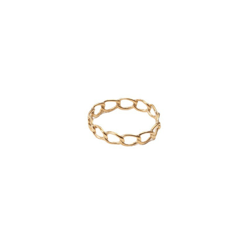 Golden Chain Female Designer Design Cold Style Titanium Steel Tide Bracelet