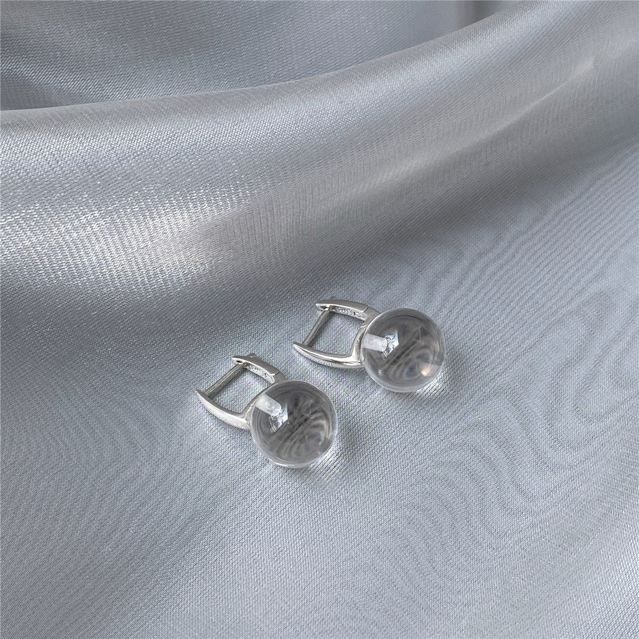 Women's Crystal For Minority Fashion High-grade Elegant Temperament Entry Lux Ear Buckle