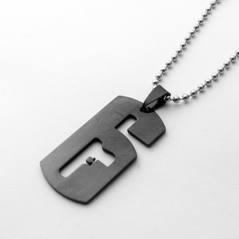 Men's Stainless Korean Style Long Fashion Sweater Pendants