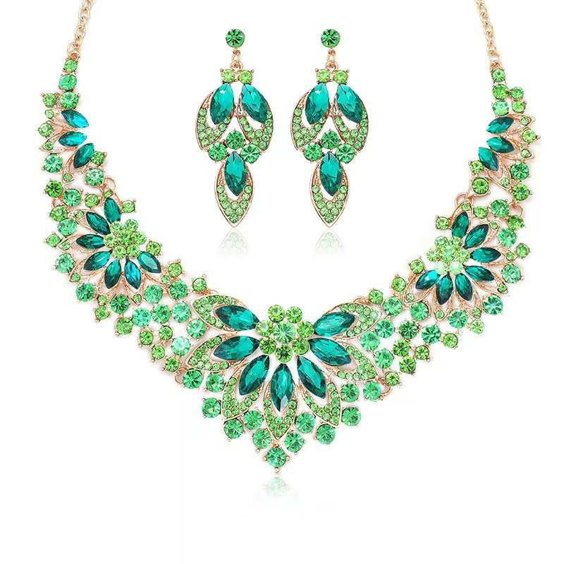 Unique Classic Stylish Cool Diamond Alloy Jewelry Set