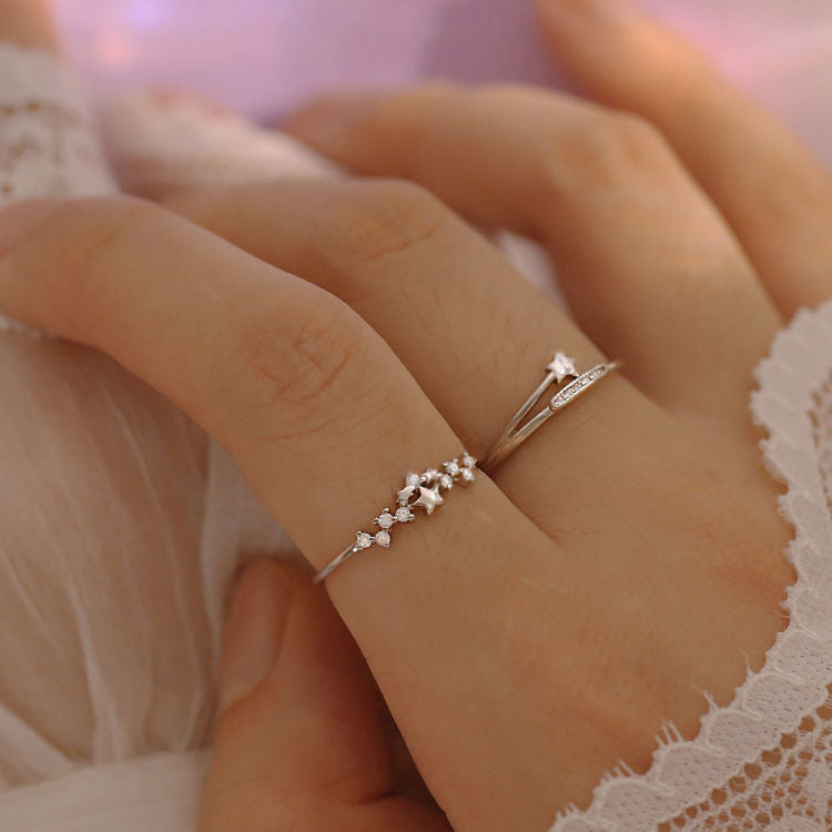 Temperament Wild Opening Adjustable Design Gift Fresh Ring