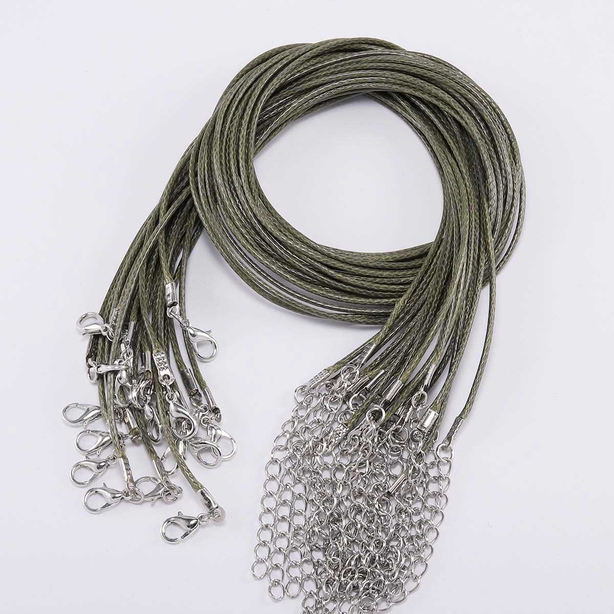 Line Leather String Colors Single Rope Pendants