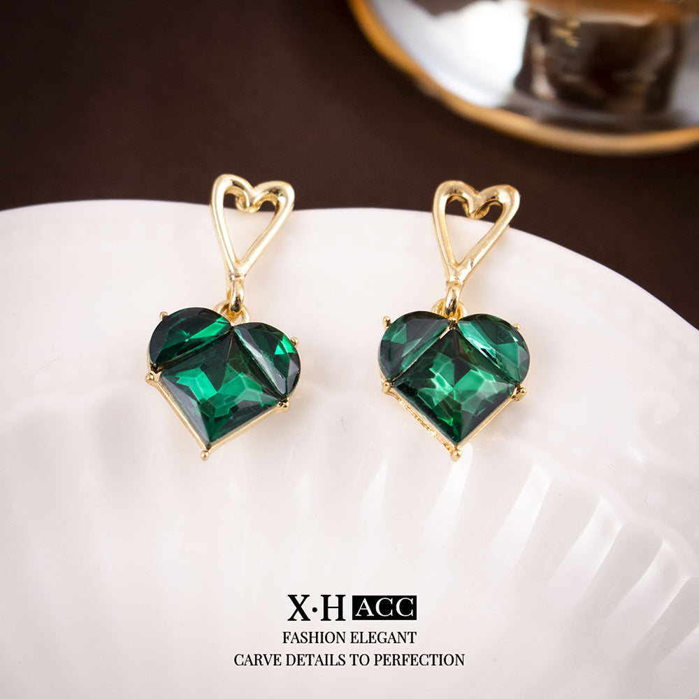 Elegant Zircon Butterfly Tassel Gentle Stylish Personality Stud Earrings