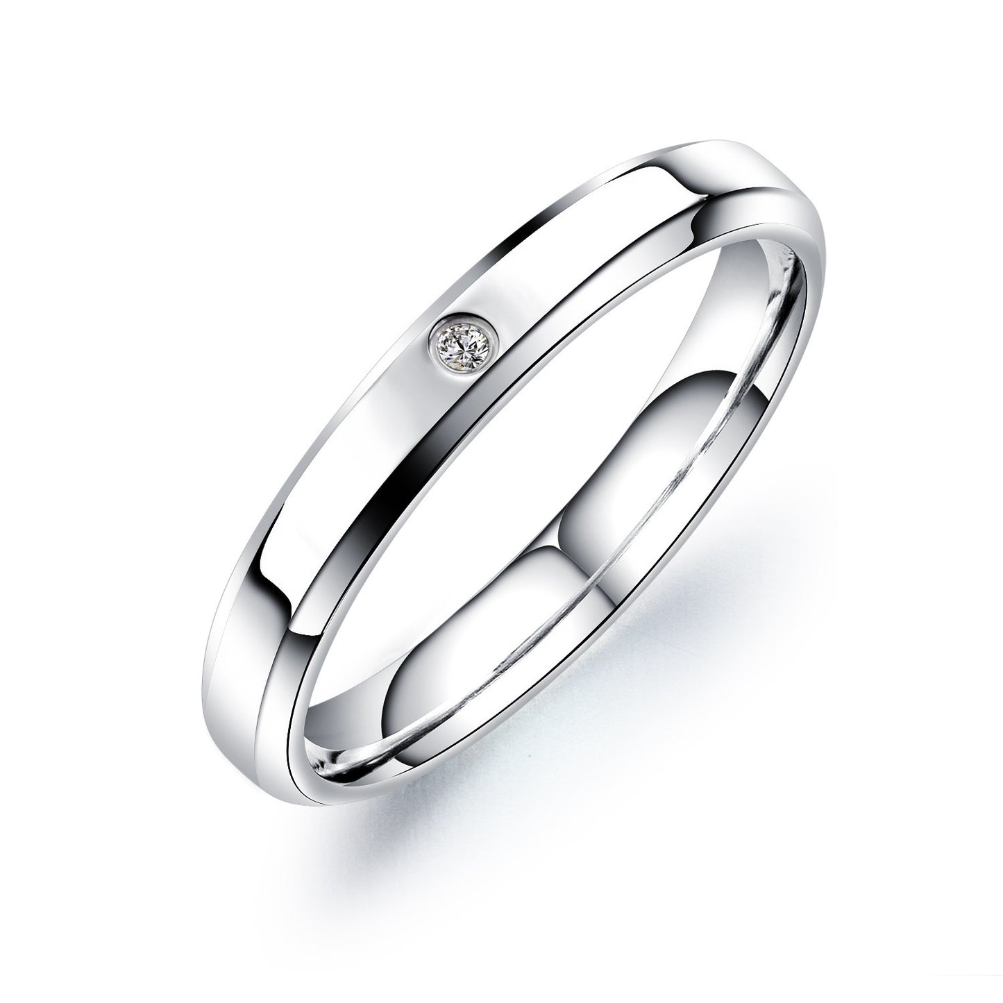 Jewelry Gold Shop Couple Harbor Titanium Steel Rings