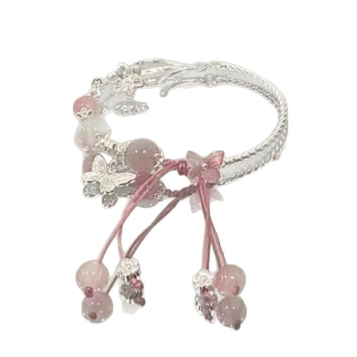 Women's Style Ancient Bamboo Butterfly String For Bead Light Luxury Bracelet