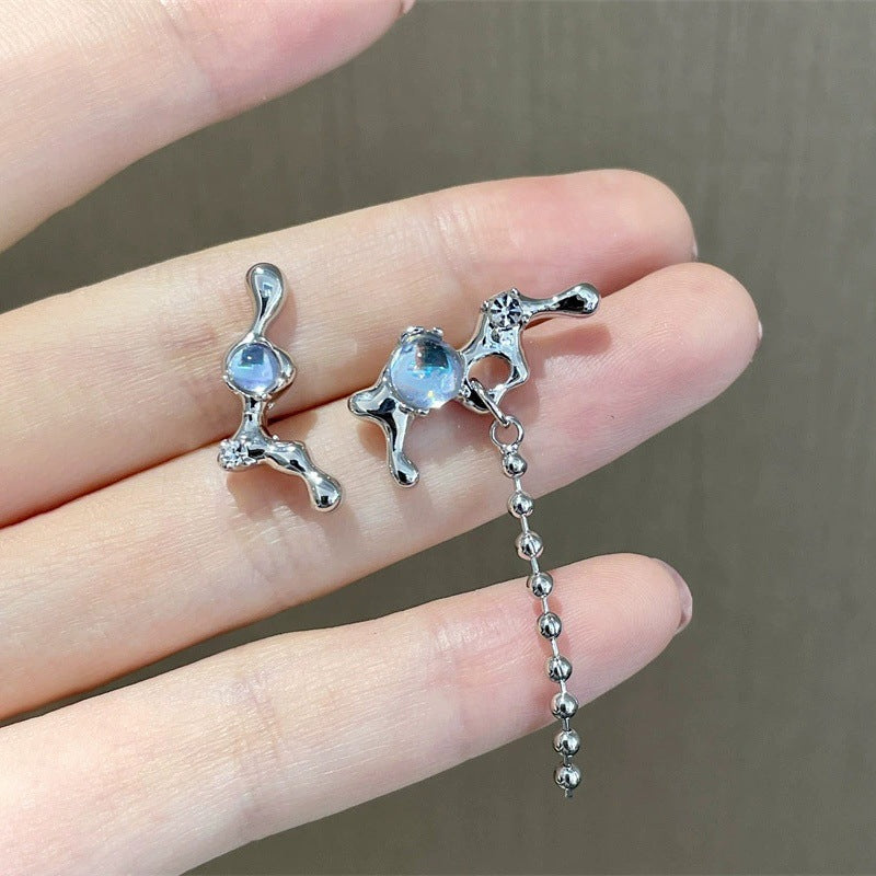 Style Knotted Tassel Special Hollow Female Retro Rings