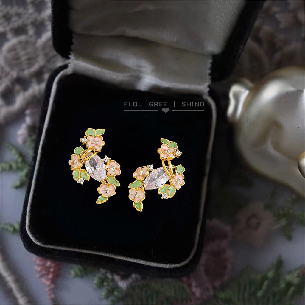 Sea Fresh Sweet Niche Personality Creative Elegant Graceful Er Collection Earrings