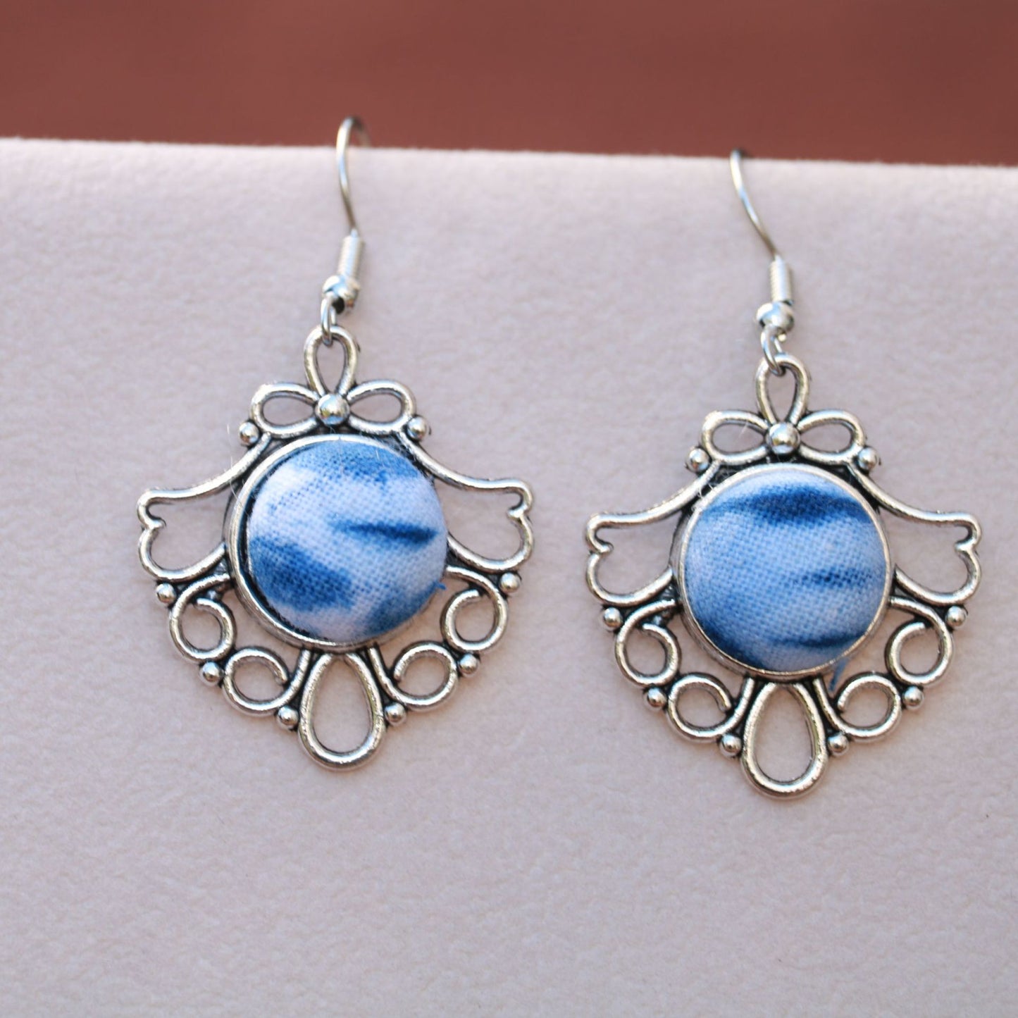 Yunnan Dali Ethnic Style Handmade Fabric Earrings