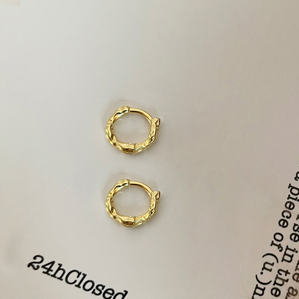 Niche High-grade Ear Bone Sterling Sier Rings