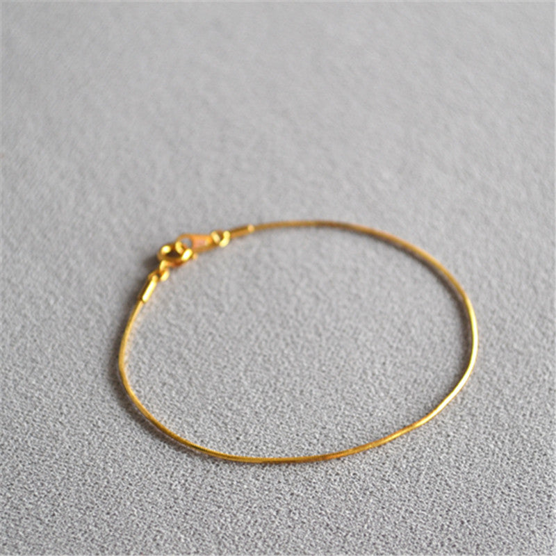 If There No Gold-plated Silk Thread Bracelets