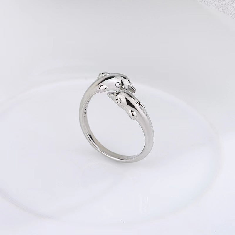 Design Simple Opening Index Finger Style Romantic Ring