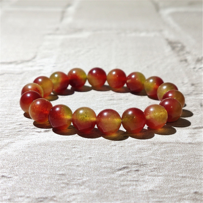 Women's Chalcedony Two-color Crystal Ethnic Style Couple Bracelet