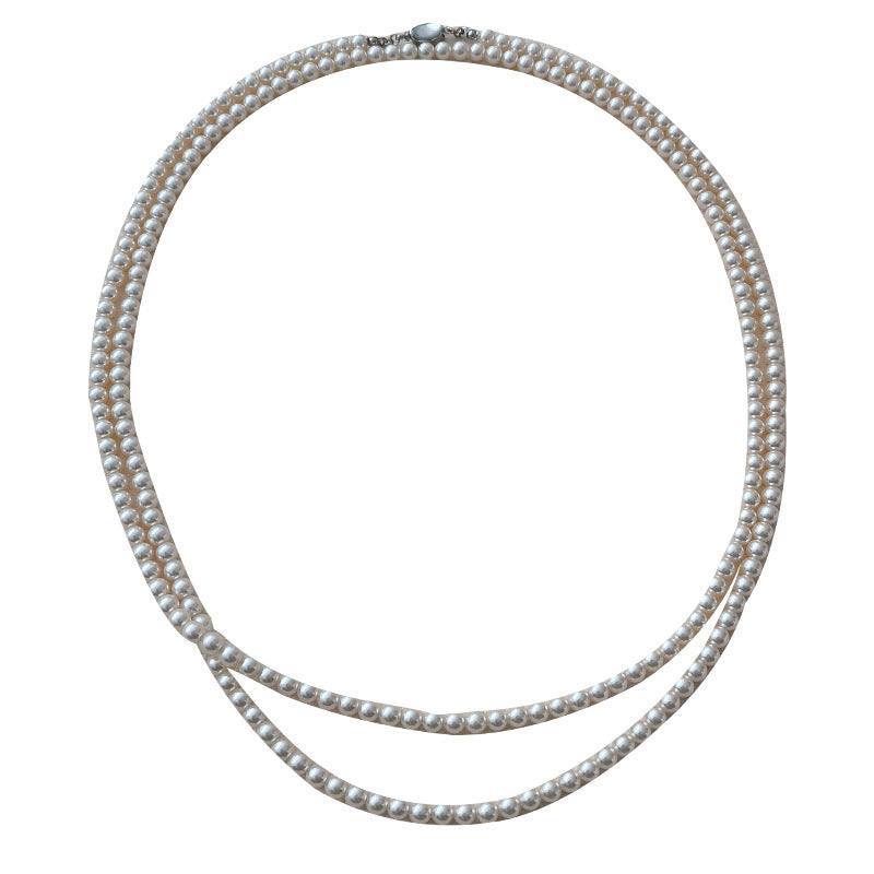 Multiple Ways To Wear Advanced Strong Light Pearl Necklaces