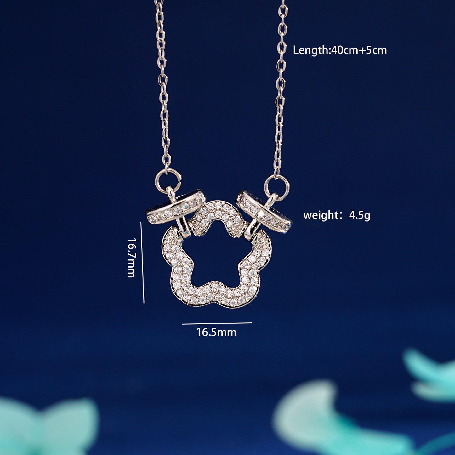 Women's For Gold Love Heart Flowers Temperament Wild Minimalist Star Necklaces