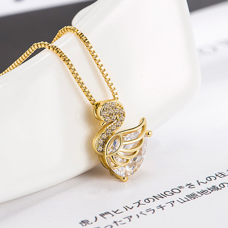 Women's Swan For Light Luxury Minority Design Necklaces