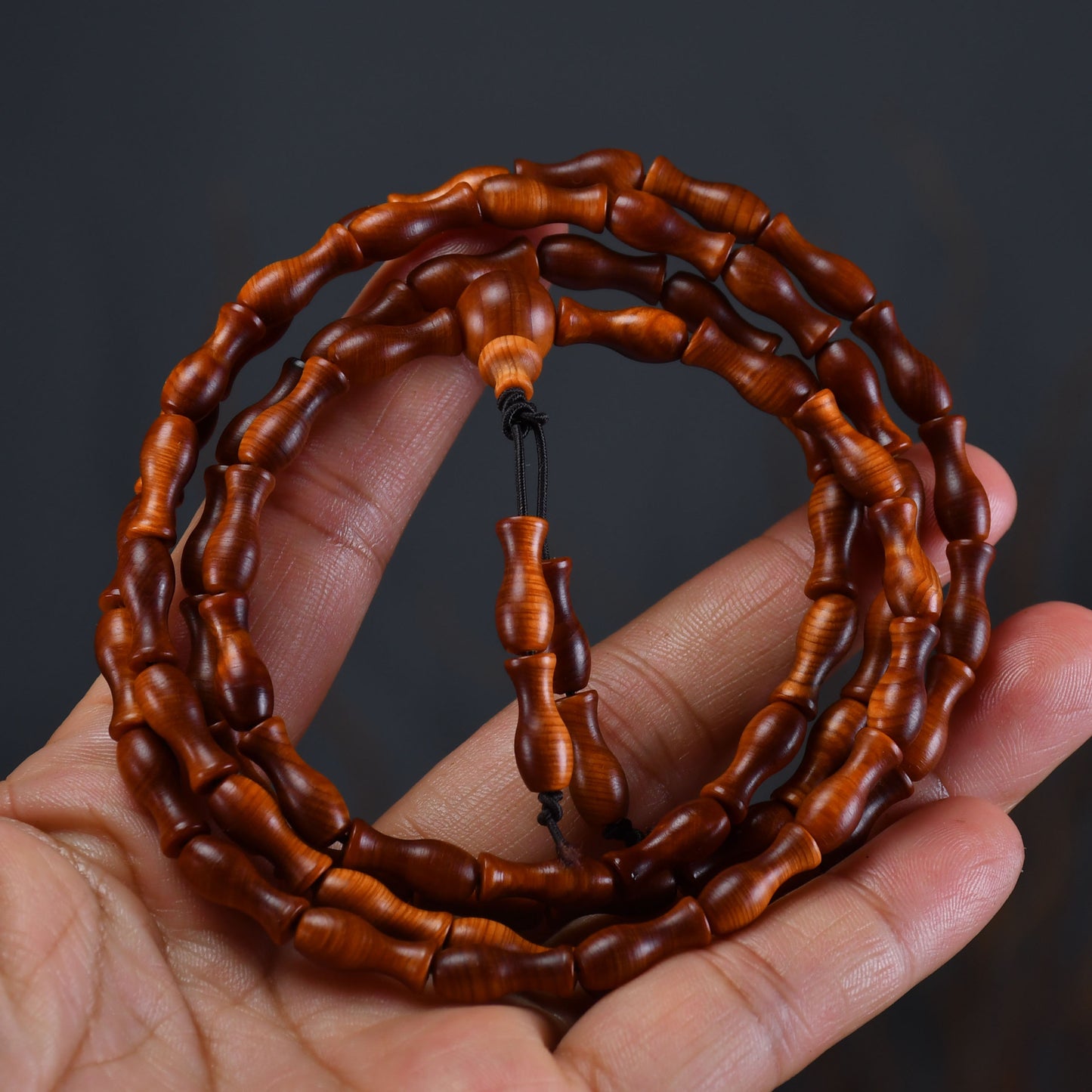 Women's & Men's Arborvitae Lightning Transparent Buddha Beads Live Studio Drainage Temple Bracelet