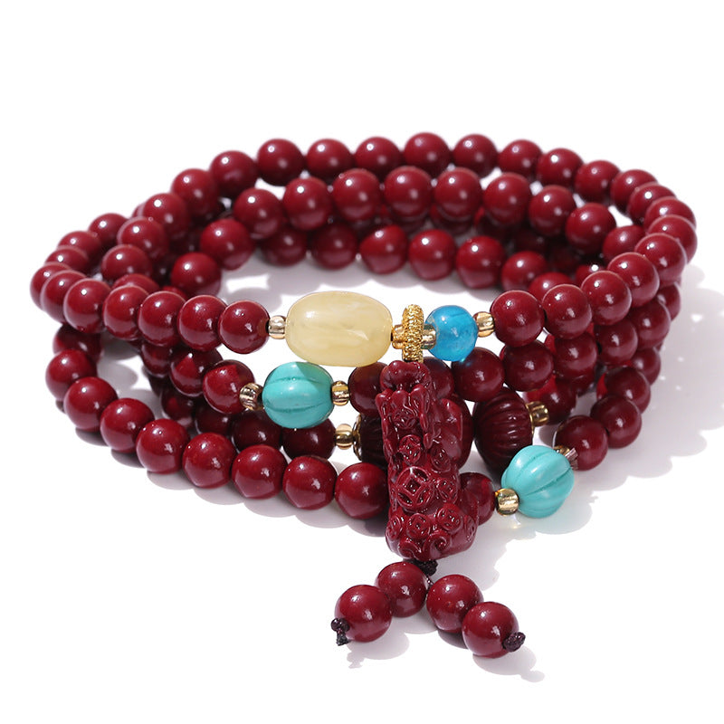 Women's & Men's Raw Ore Purple Gold Sand Vintage Bracelet