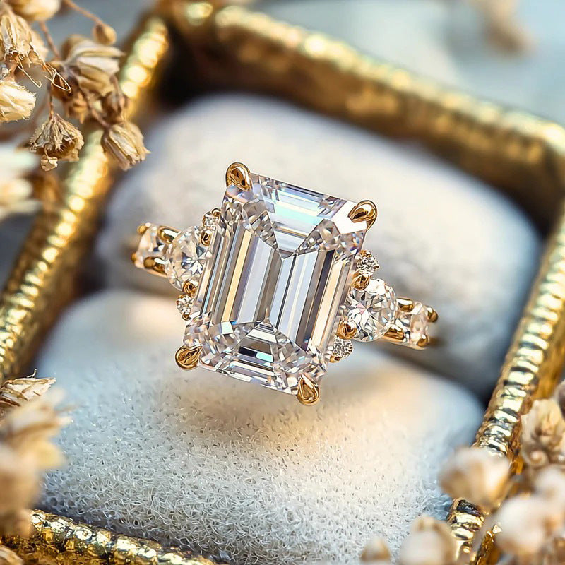 Women's Palace Style Elegant Affordable Luxury Geometric Square Classic Rings
