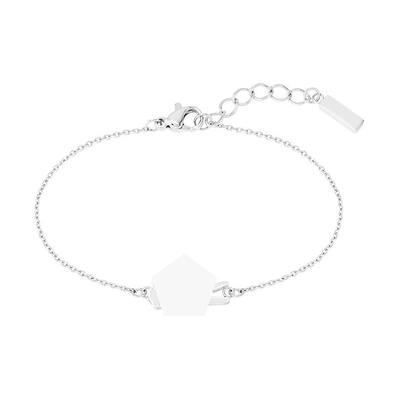 Durable Men's Adjustable Stainless Steel Crocodile Bracelet