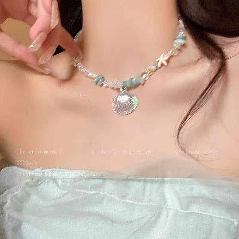 Women's Style Starfish Shell Clavicle Chain Suitable For Summer Necklaces