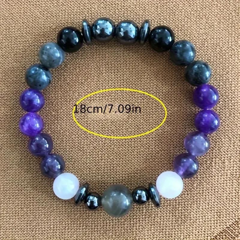 Healing Lovelorn Female Natural Stone Amethyst Good Mood Bracelet