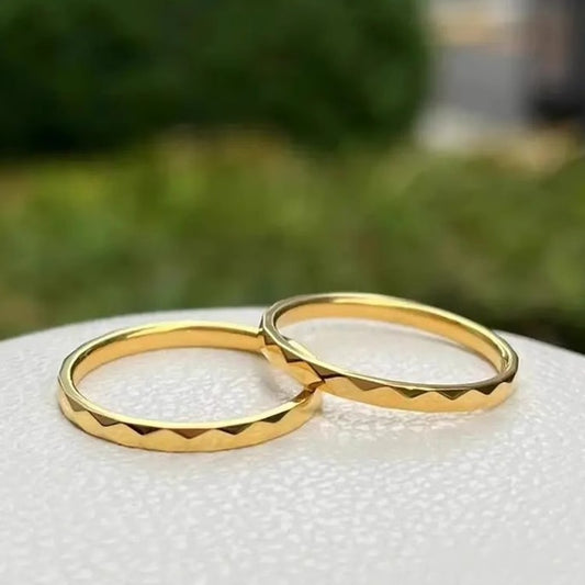 Super Shining Prism Female Simple Cold Style Rings