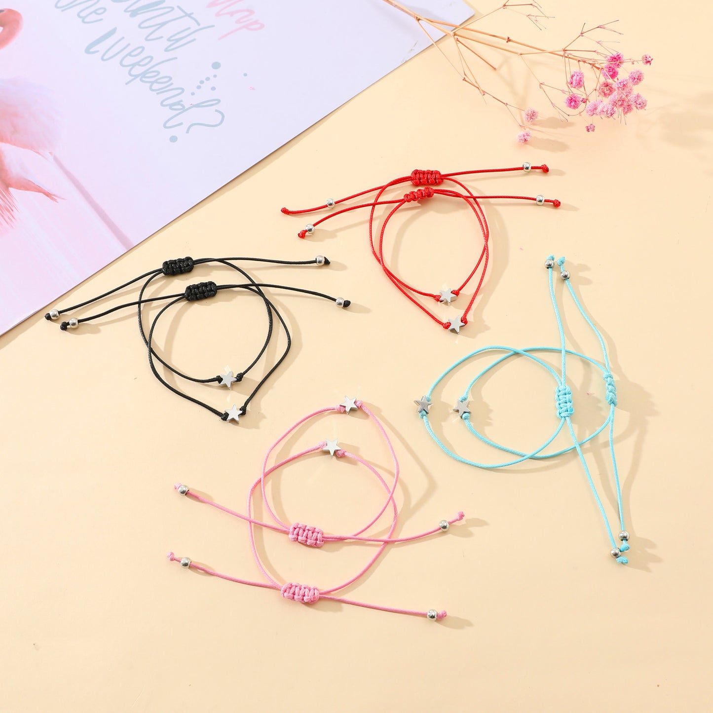 Creative Copper Love Five-pointed Star Kindergarten Preschool Graduation Bracelets