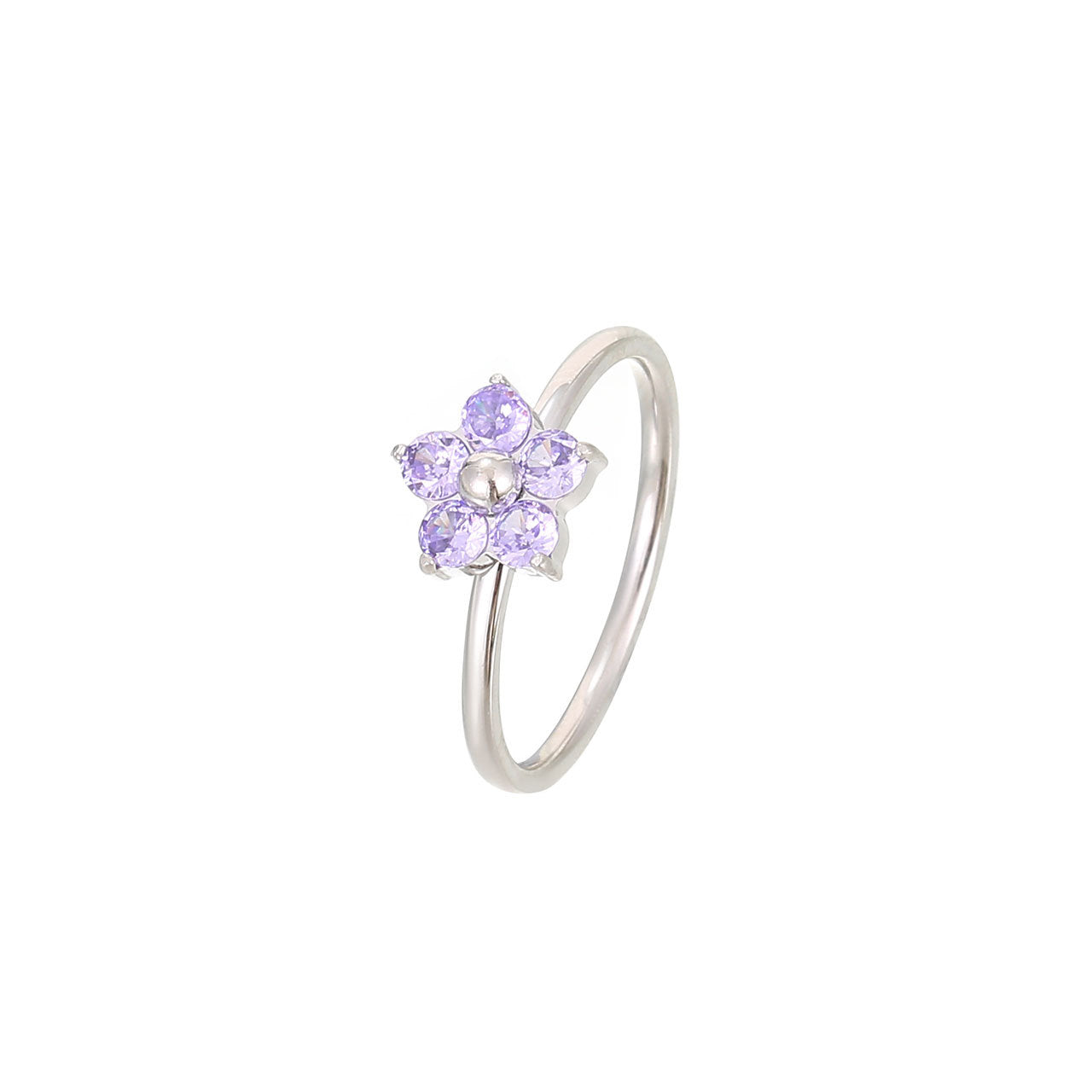 Flower Cold Style Personality High Sense Rings