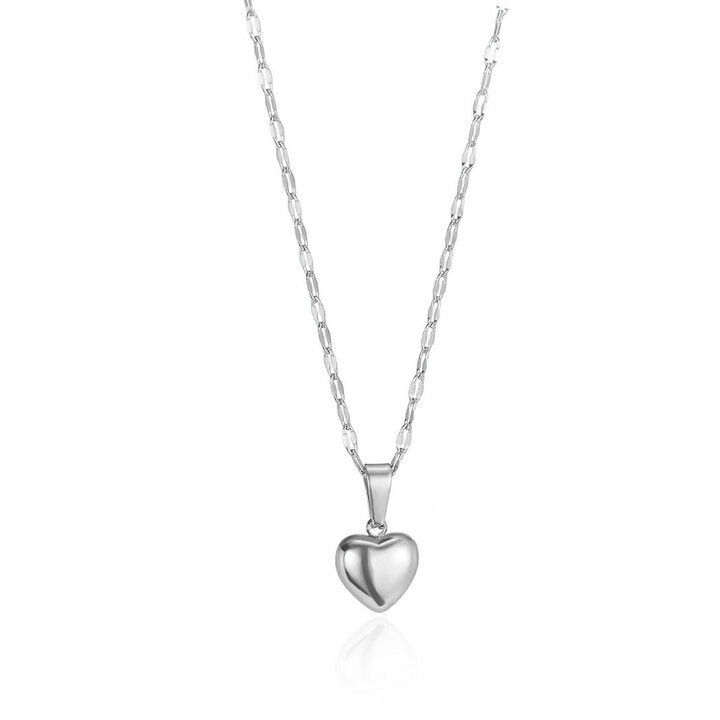 Simple Fashion Gold-plated Peach Heart Clavicle Chain Heart-shaped Necklace