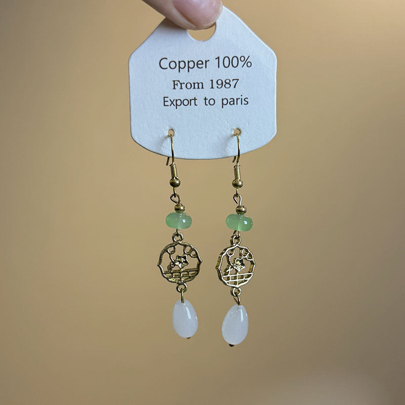 Women's Butterfly Design Show Sweet Elegance Exquisite High-grade Earrings