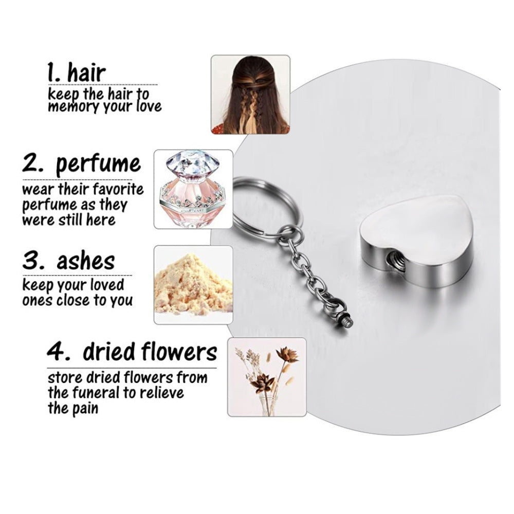 Memorial Relatives Pet Heart Shaped Love Necklace