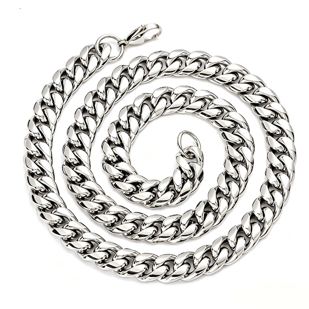 Women's & Men's Hip Hop Retro Style Fashion Cool Chain Couple Street Cuban Necklace
