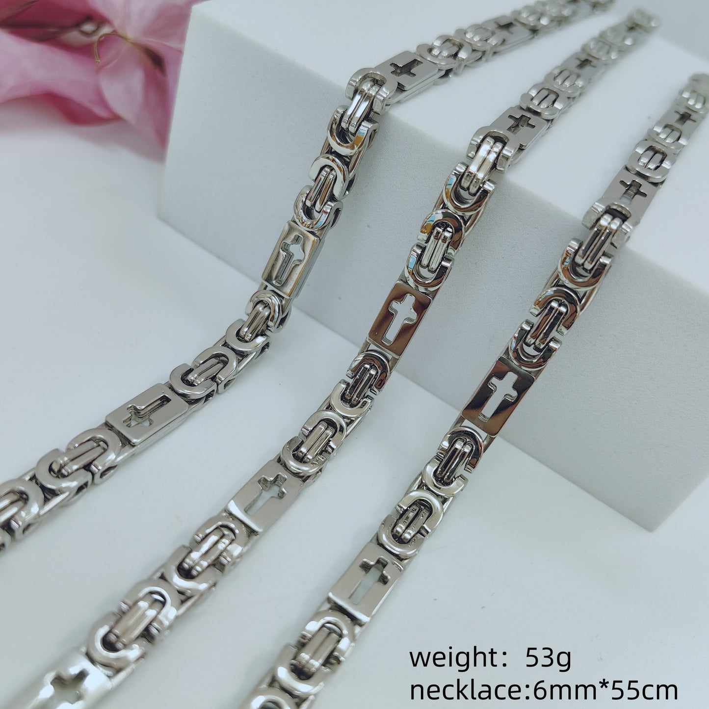 Fashion Trendy Unique Man's Stainless Steel Necklace
