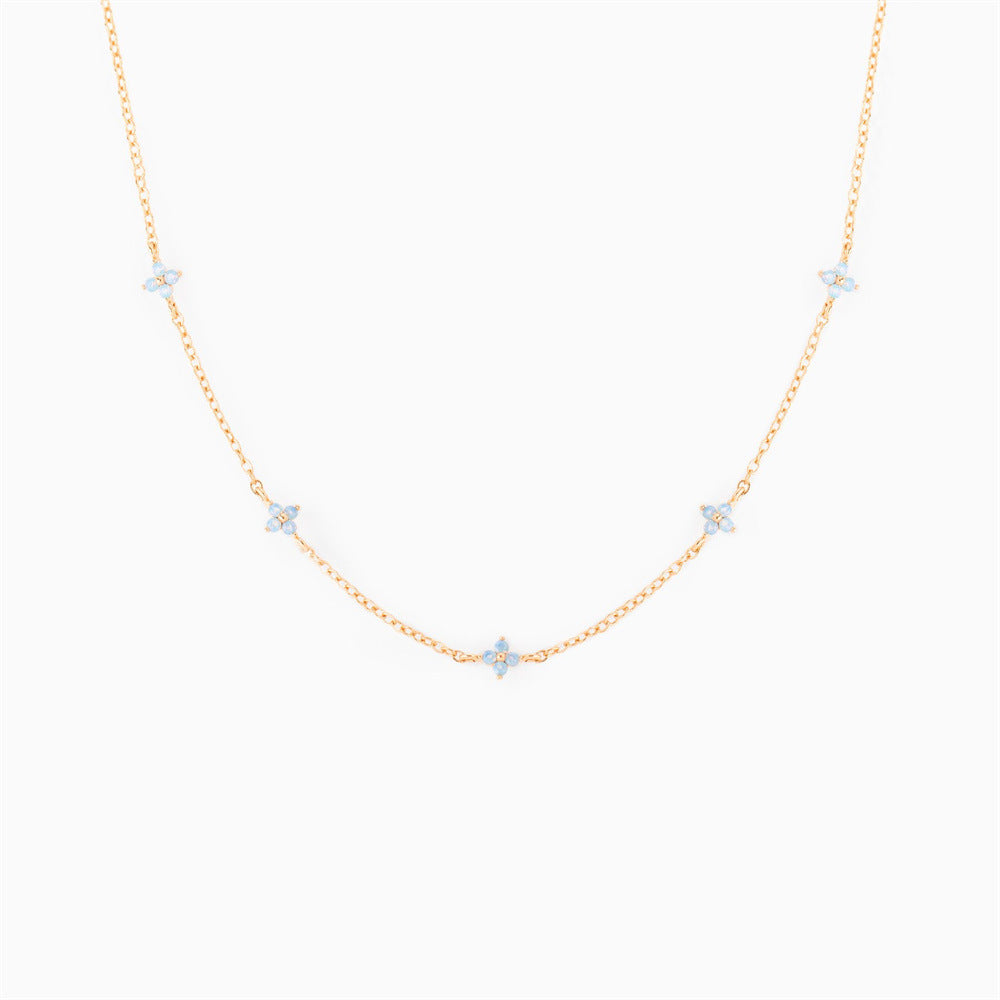 Flower Summer Female Crane Simple Exquisite Classic Necklaces