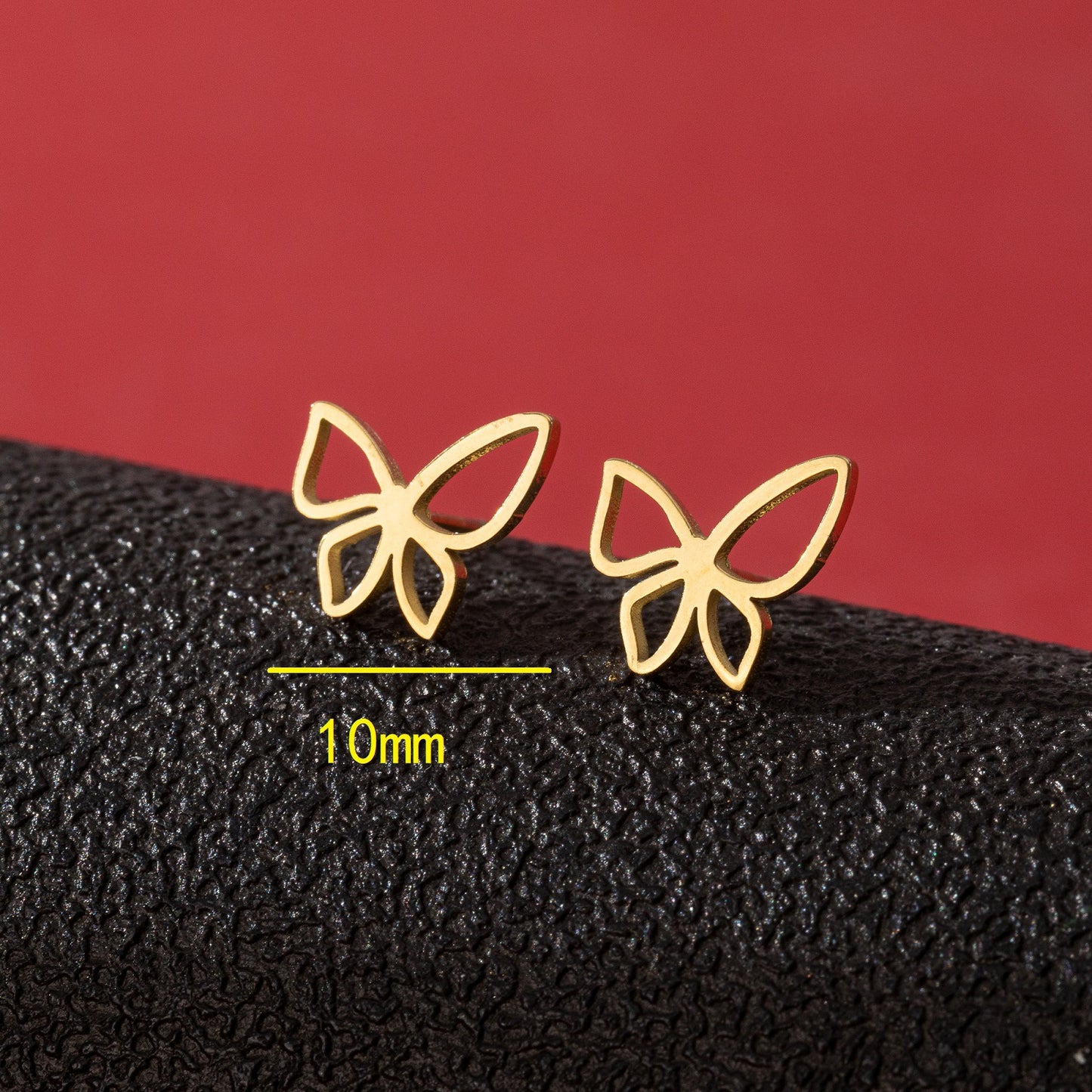 Small Animal Cute Butterfly Rabbit Asymmetric Earrings