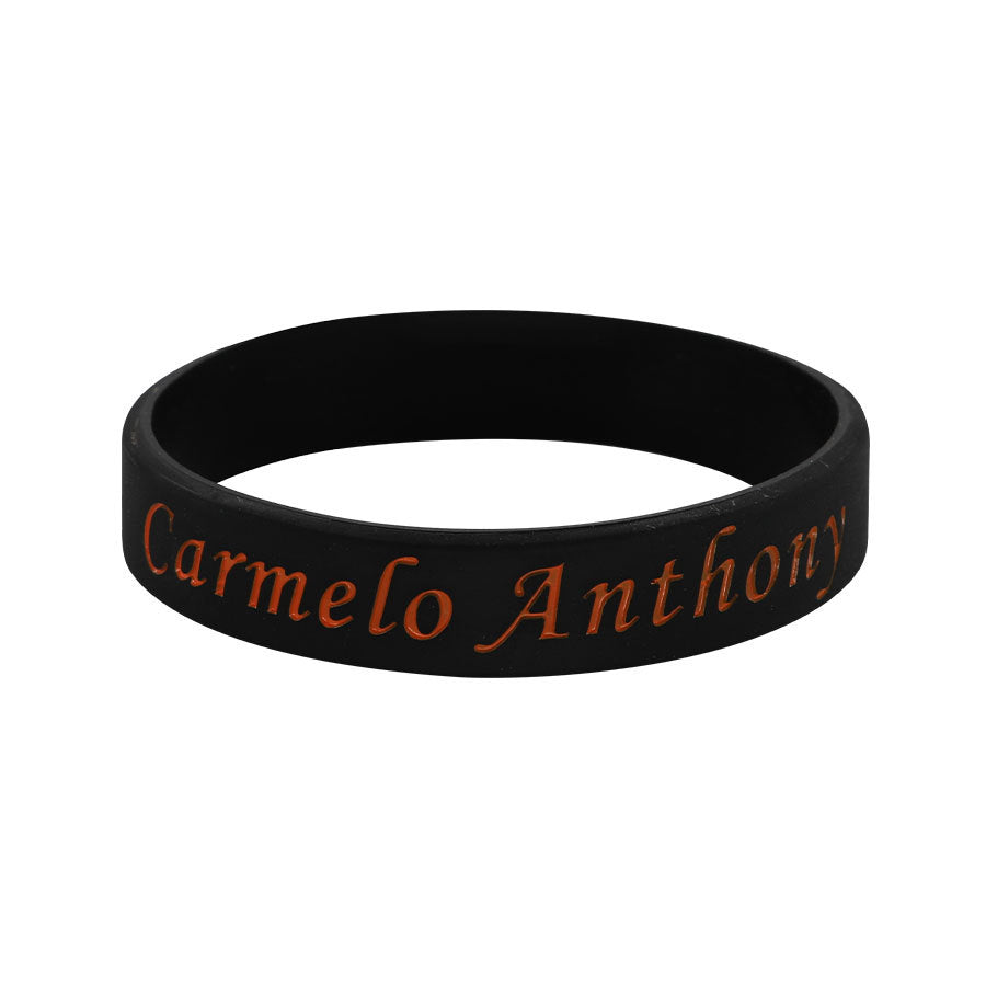 Star Concave Thickened Silicone Kobe James Basketball Bracelet
