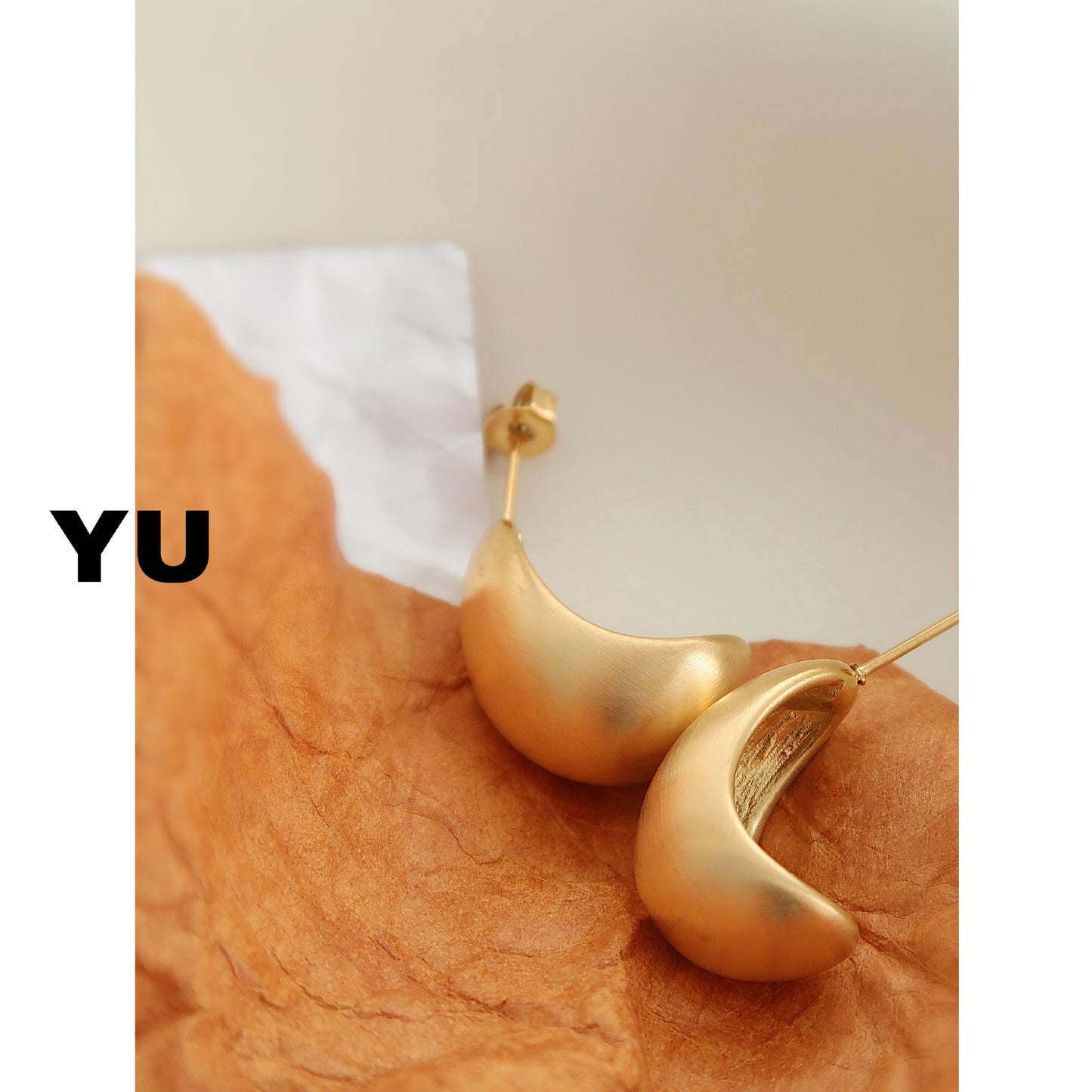 Women's Metal Texture Design Retro Brushed Light Rings