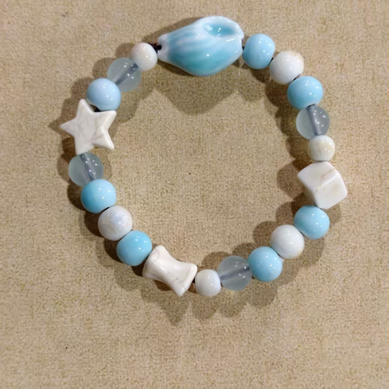 Alloy Ceramic Ethnic Style Single Handmade Filament Bracelet