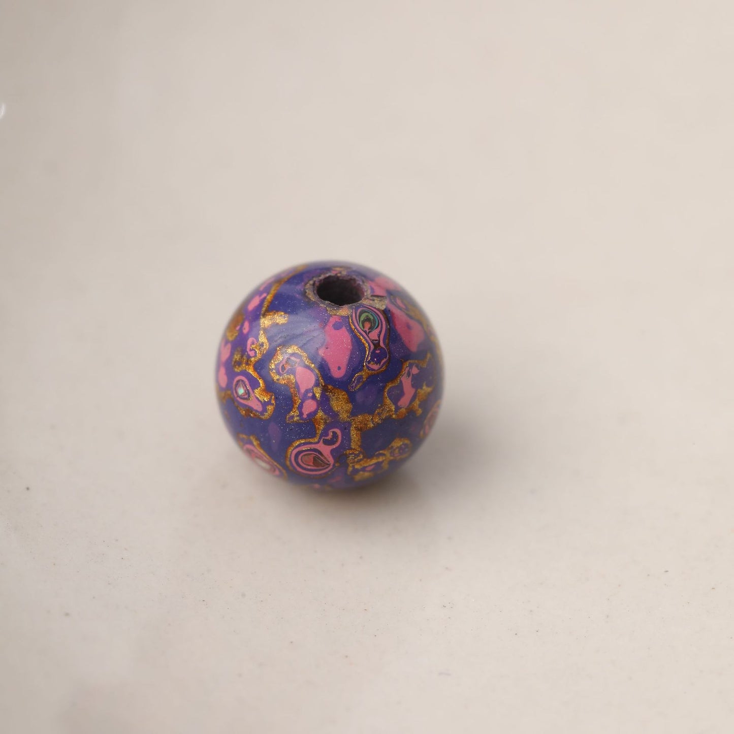 Paint Large Beads Inlaid Screw Scattered Single Bracelet