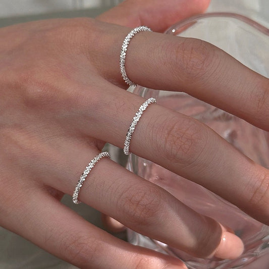 Women's Sier Sparkling For Trendy Design Index Finger Light Luxury Bracelets