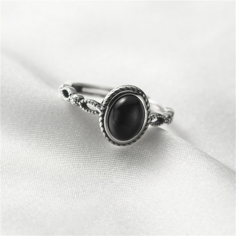 Women's Sier Simple Light Luxury High-grade Index Finger Open Rings