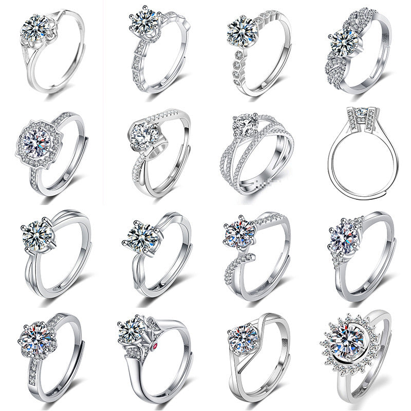 Square Bag Open Female Super Flash One Rings