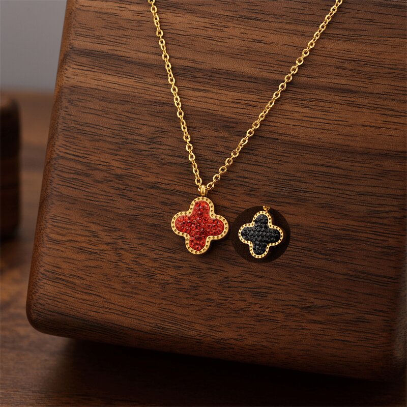 Titanium Steel Female Niche Simple Temperament Clavicle Pendants