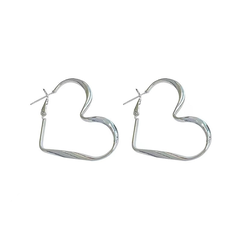 Women's High-grade Simple Metal Cold Style Graceful Earrings