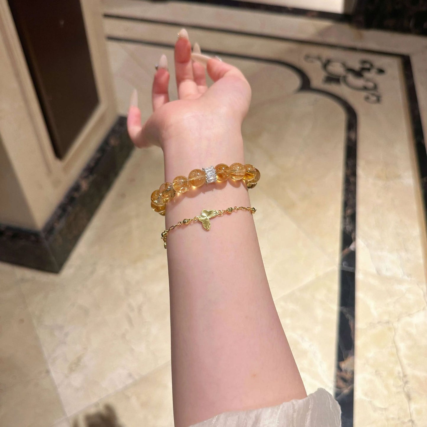 Luxury Natural Citrine Lucky Gift High-grade Bracelets